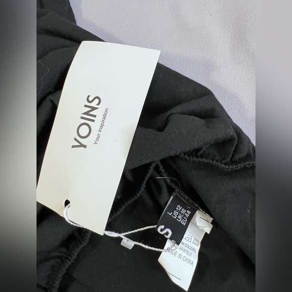 Yoins Top Womens Sz Large Crochet Lace Tank Sexy Knit Pullover‎ Black - Picture 5 of 7